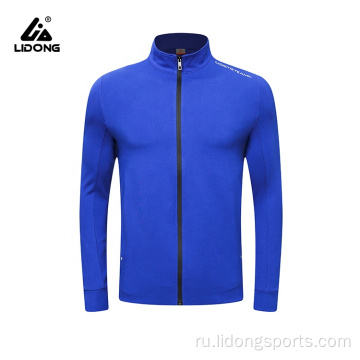 Комфортная мужская спортивная куртка с логотипом клиентов